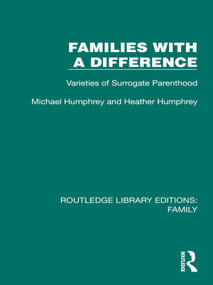 cover image of Families with a Difference